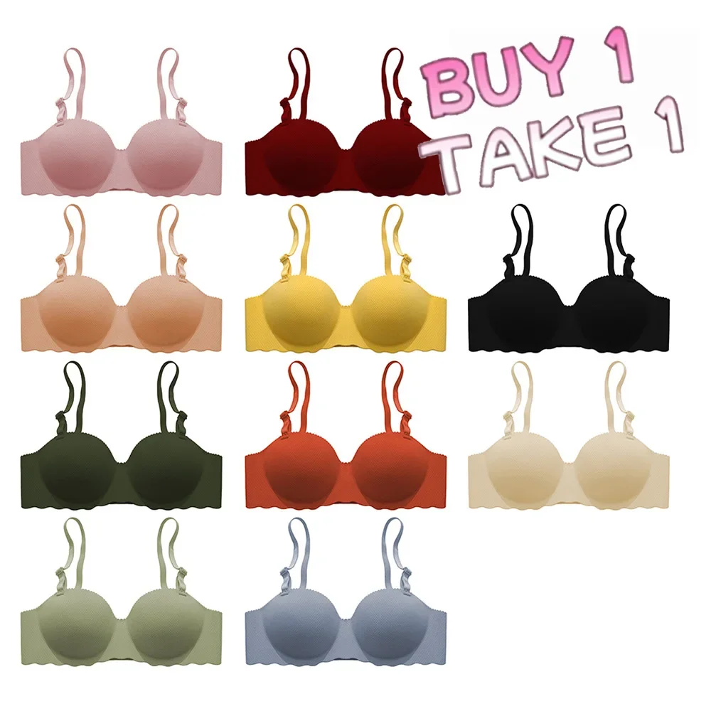 Women New Style No Steel Ring Seamless Bra Small Chest Push Up Underwear Female's Bra Breathable 2025
Women New Style No Steel Ring Seamless Bra Small Chest Push Up Underwear Female's Bra Breathable 2025