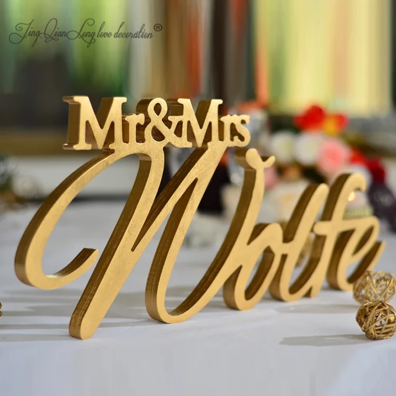 Personalized Name Sign for Wedding Table Decor, Custom Sign, Wood Cutout, Last Name Sign, Custom, Mr and Mrs
Personalized Name Sign for Wedding Table Decor, Custom Sign, Wood Cutout, Last Name Sign, Custom, Mr and Mrs