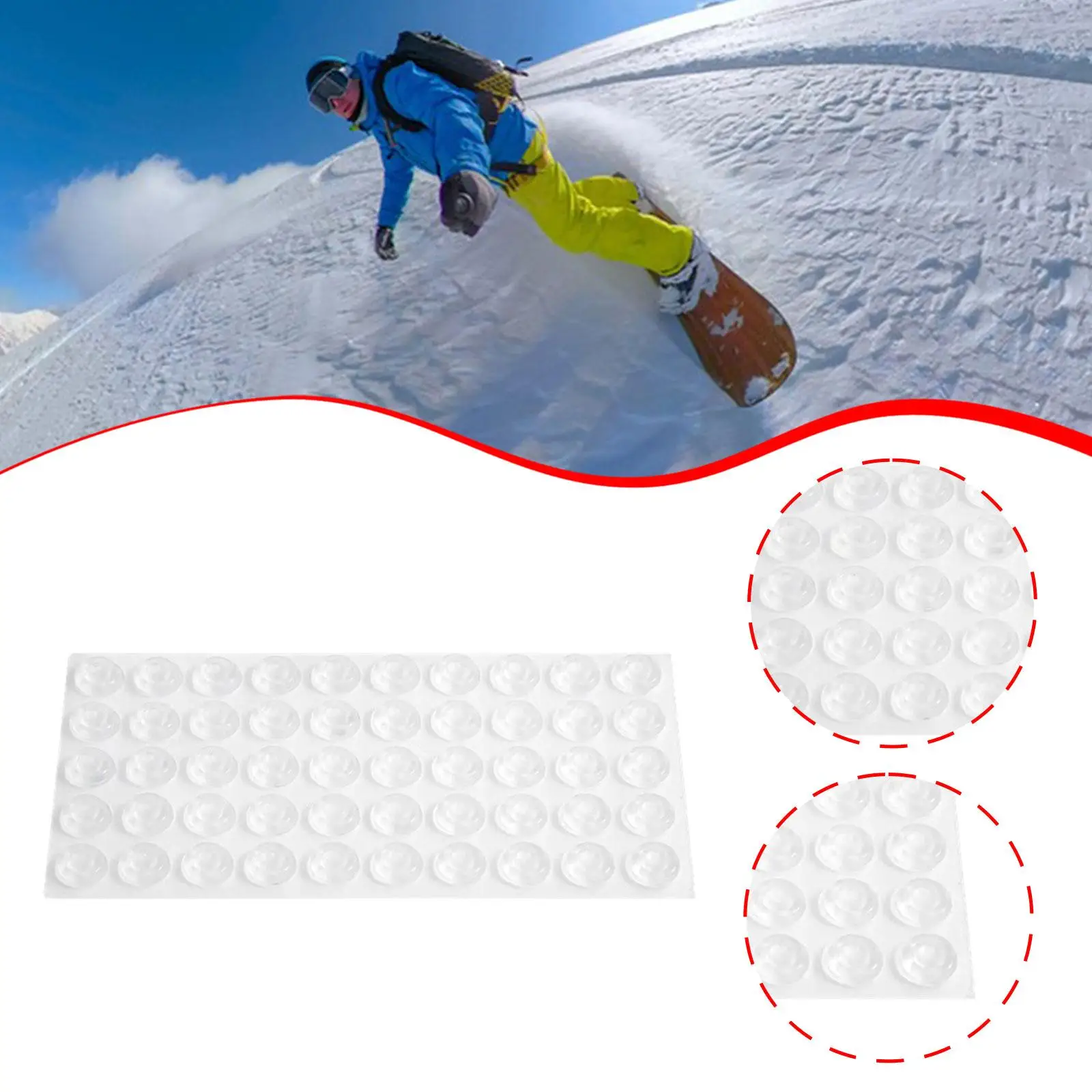 Ski Snowboard Stomp Pads Anti Slip Lightweight Silicone Mats Easy Install for Outdoor Activities
Ski Snowboard Stomp Pads Anti Slip Lightweight Silicone Mats Easy Install for Outdoor Activities