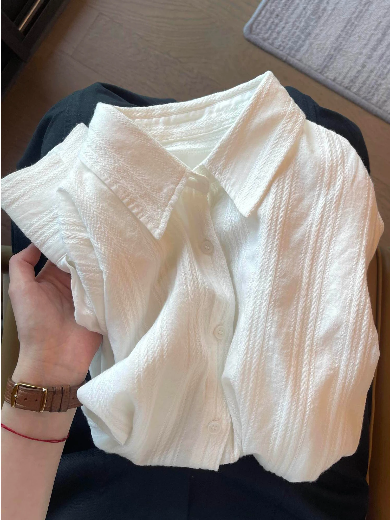 Spring Commute Style Long Sleeve Embroidered White Shirt Women Loose High End Sunscreen Pure Color Top Breathable Cotton ...
Spring Commute Style Long Sleeve Embroidered White Shirt Women Loose High End Sunscreen Pure Color Top Breathable Cotton ...