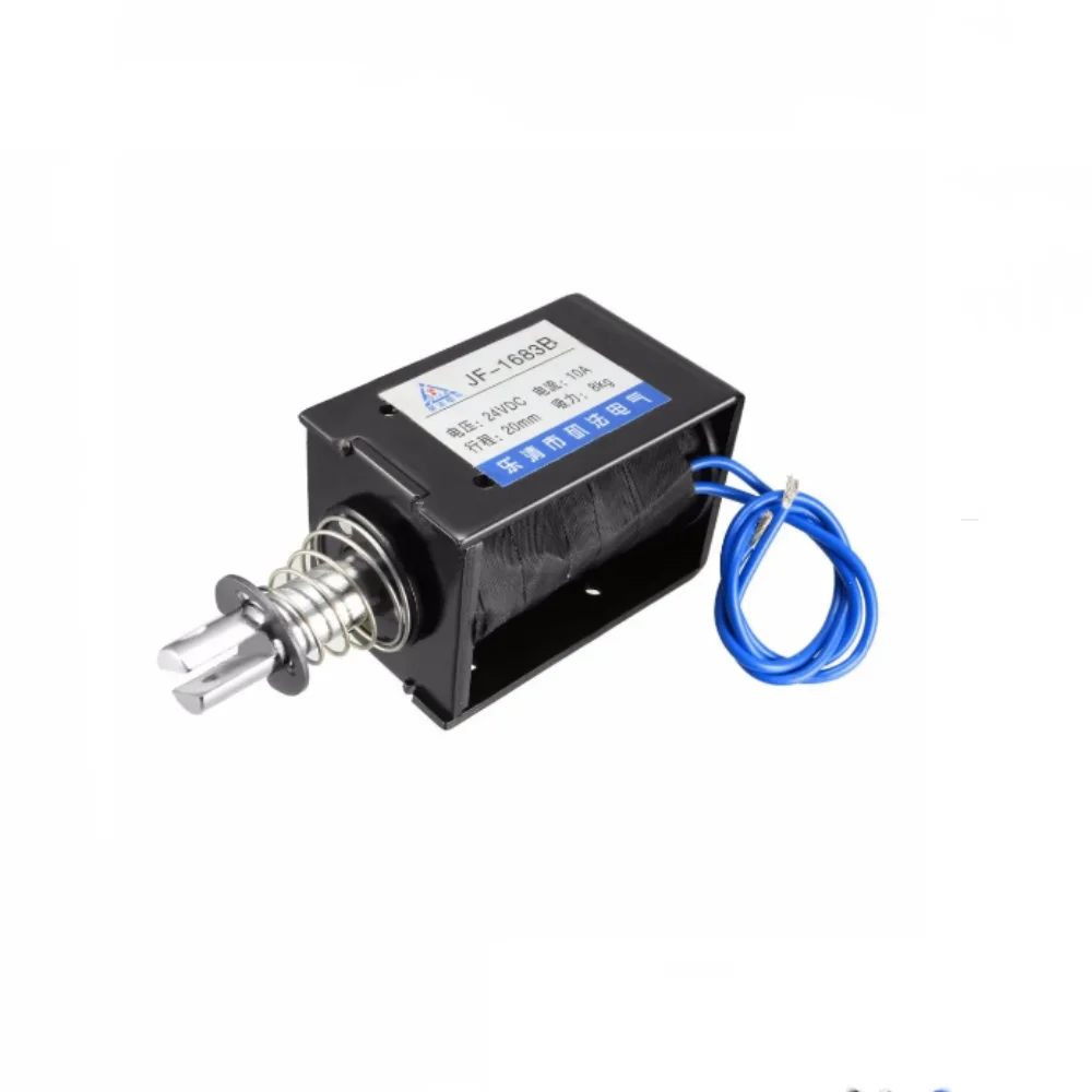 1PC JF-1683B DC 24V / 12V 10A 8KG 20mm Pull Push Type Open Frame Linear Motion Solenoid Electromagnet
1PC JF-1683B DC 24V / 12V 10A 8KG 20mm Pull Push Type Open Frame Linear Motion Solenoid Electromagnet
