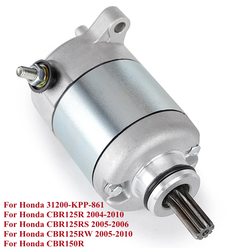 31200-KPP-861 Starter Electrical Engine Starter Motor For HONDA CBR125R CBR 125 R CBR125RW 2005-2010 CBR125RS 2005 2006 CBR150R
31200-KPP-861 Starter Electrical Engine Starter Motor For HONDA CBR125R CBR 125 R CBR125RW 2005-2010 CBR125RS 2005 2006 CBR150R