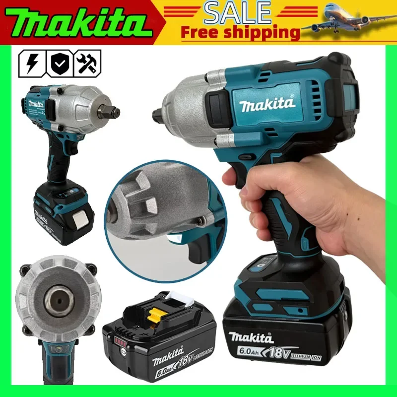 Makita Professional Grade Brushless Cordless Impact Wrench 1000 N.m Torque 2000 RPM for Automotive And Construction Use
Makita Professional Grade Brushless Cordless Impact Wrench 1000 N.m Torque 2000 RPM for Automotive And Construction Use