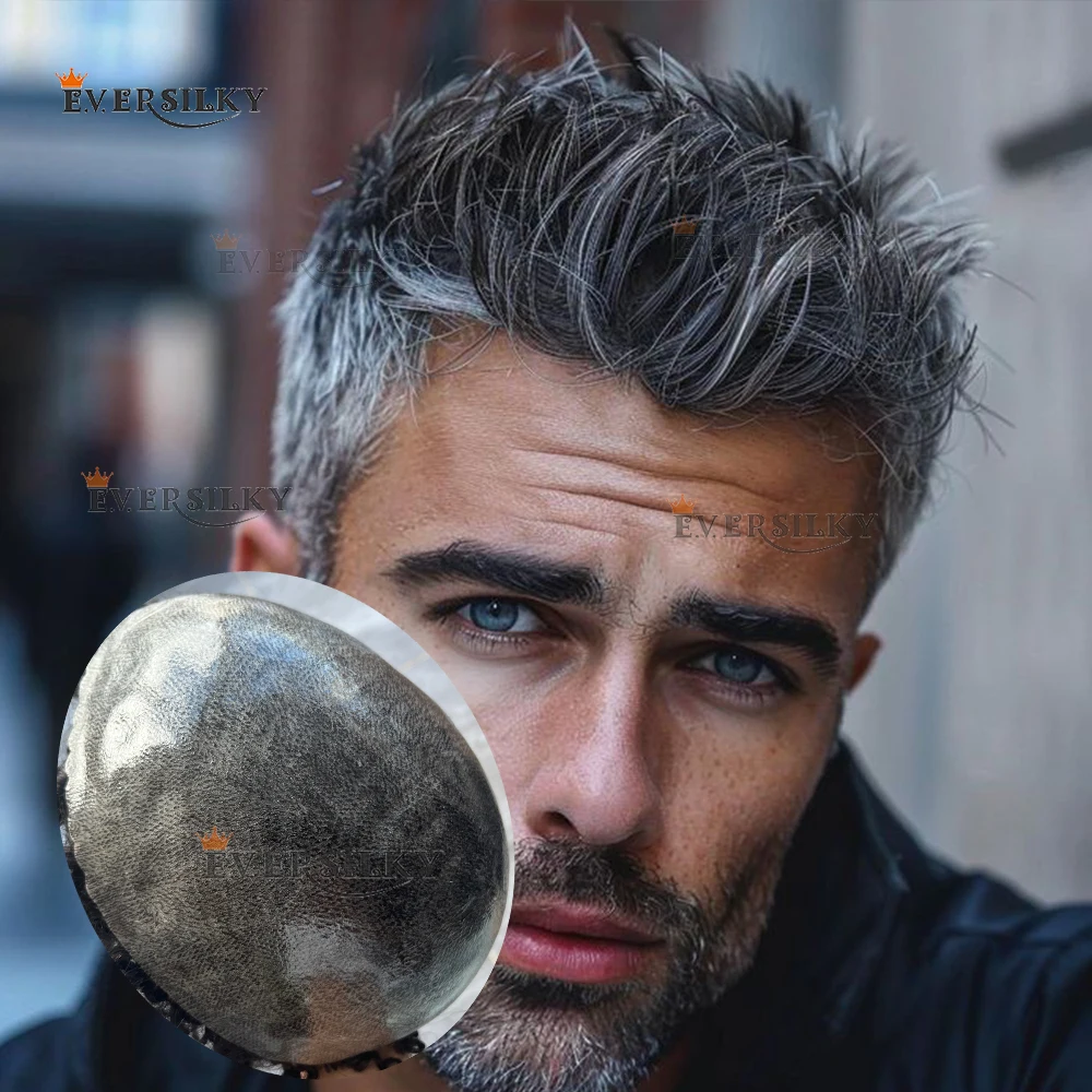 Strong Full 0.1mm Injection PU Old Mans Black Brown 1b80 1b65 Grey HumanHair Toupee Easy Wear Top Quality Hairpiece Natural Hair
Strong Full 0.1mm Injection PU Old Mans Black Brown 1b80 1b65 Grey HumanHair Toupee Easy Wear Top Quality Hairpiece Natural Hair