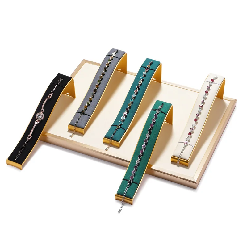 Metal Microfiber Bracelet Watch Display Stand Jewelry Display Props Window Counter Jewelry Storage Ornament
Metal Microfiber Bracelet Watch Display Stand Jewelry Display Props Window Counter Jewelry Storage Ornament