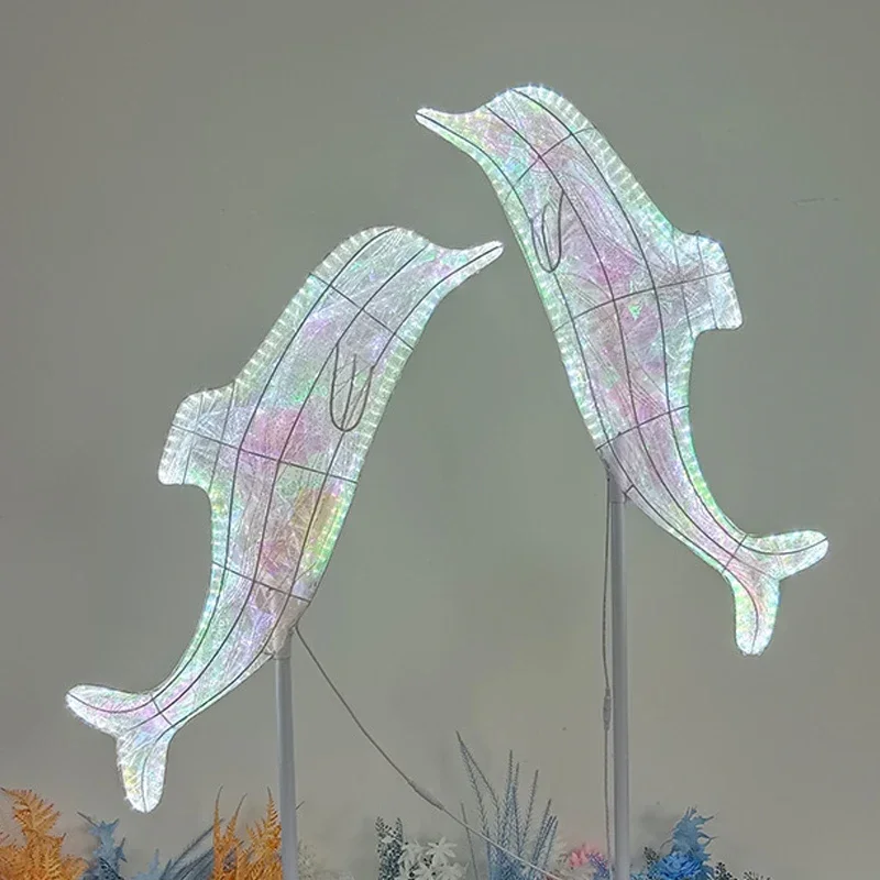 ABEL Modern Little Dolphin Wedding Lantern Area Props Street Lamp LED Stage lighting Festival Atmosphere Background Decoration
ABEL Modern Little Dolphin Wedding Lantern Area Props Street Lamp LED Stage lighting Festival Atmosphere Background Decoration