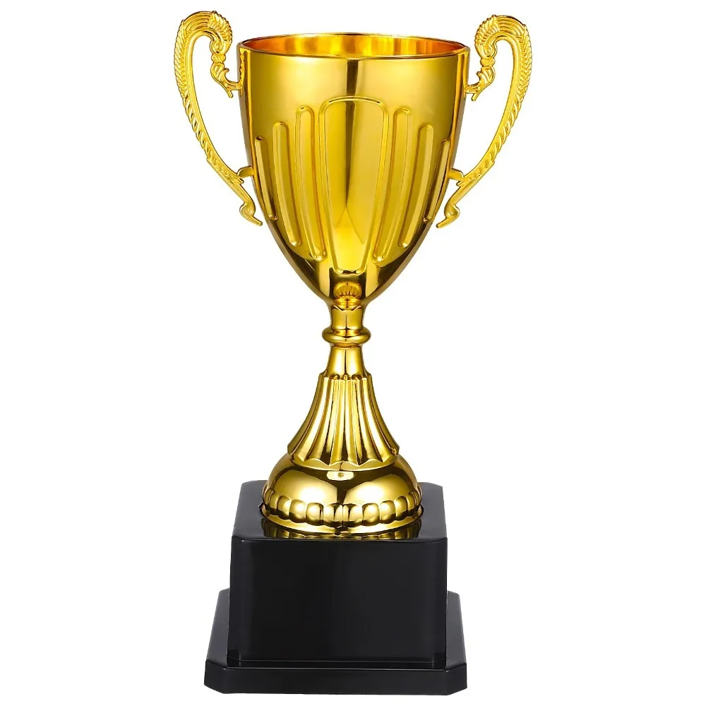 Plastic Gold Trophy Awards Model Craft Souvenirs Small Prize Cup Competition Soccer Team Honor Trophy for Team Sport Competition
Plastic Gold Trophy Awards Model Craft Souvenirs Small Prize Cup Competition Soccer Team Honor Trophy for Team Sport Competition