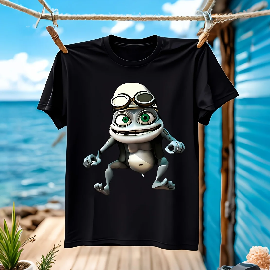 Crazy Frog, Cartoon, Hip Hop, Harajuku Men's T-shirt 100% Cotton Casual Breathable Confortable sports occasions available in var
Crazy Frog, Cartoon, Hip Hop, Harajuku Men's T-shirt 100% Cotton Casual Breathable Confortable sports occasions available in var