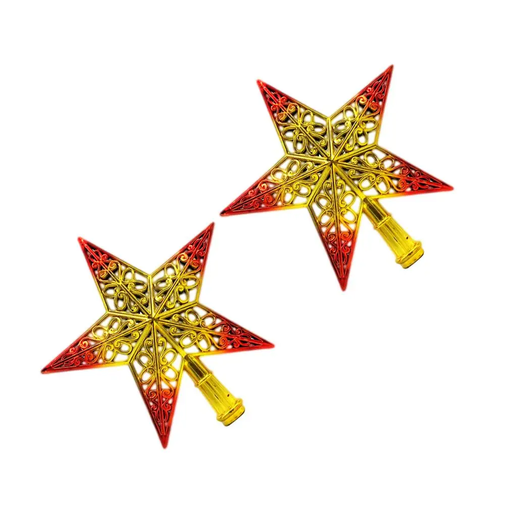 2Pcs ChristmasTreeTopperStar DurablePlastic NonFading Harmless Decorations WeddingsParty ChristmasOrnaments Pendanted
2Pcs ChristmasTreeTopperStar DurablePlastic NonFading Harmless Decorations WeddingsParty ChristmasOrnaments Pendanted