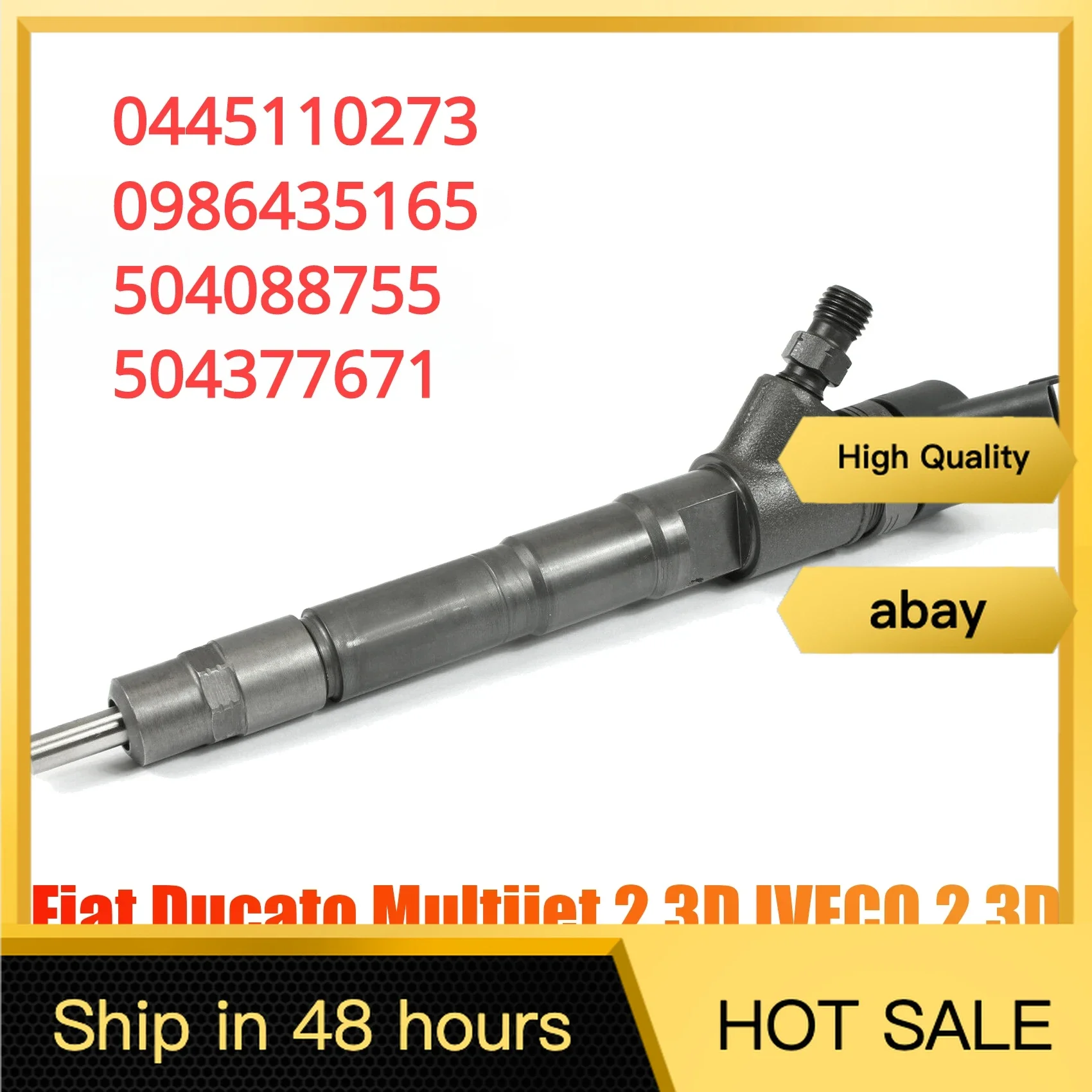 Новое высокое качество 0445110273 Новая топливная форсунка Common Rail 0986435165 Для FIAT Ducato IVECO Daily 2.3D 2006-2011 504088755 504377
Новое высокое качество 0445110273 Новая топливная форсунка Common Rail 0986435165 Для FIAT Ducato IVECO Daily 2.3D 2006-2011 504088755 504377