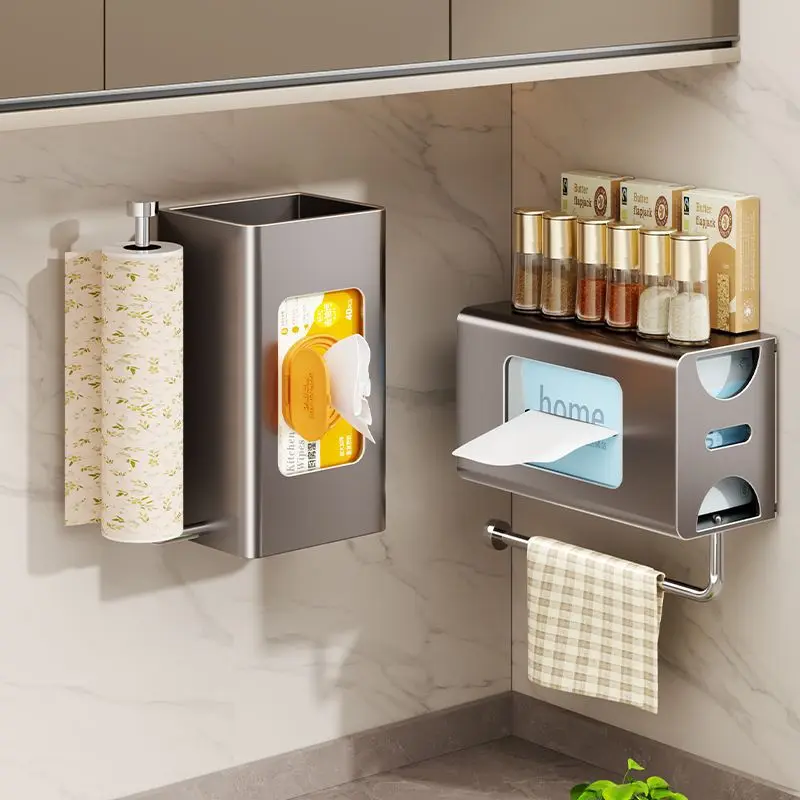 No Drill Wall Mount Paper Towel Holder Multifunctional Kitchen Tissue Wrap Rag Storage Organizer Rack
No Drill Wall Mount Paper Towel Holder Multifunctional Kitchen Tissue Wrap Rag Storage Organizer Rack