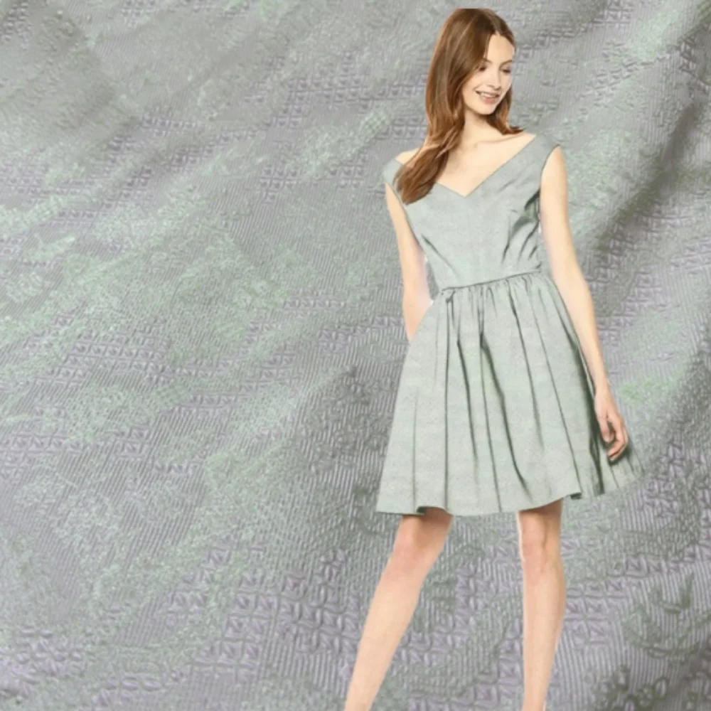 Жаккардовая ткань для дворового платья, дизайнерская одежда, ткань для шитья, ткань «сделай сам», оптовая продажа ткани на метр
Жаккардовая ткань для дворового платья, дизайнерская одежда, ткань для шитья, ткань «сделай сам», оптовая продажа ткани на метр