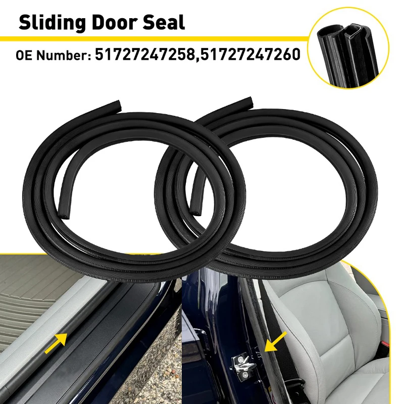 1/2x Front Door Rubber Seal Weatherstrip For Bmw 3 Series 1991-2011 5 Door LH/RH
1/2x Front Door Rubber Seal Weatherstrip For Bmw 3 Series 1991-2011 5 Door LH/RH