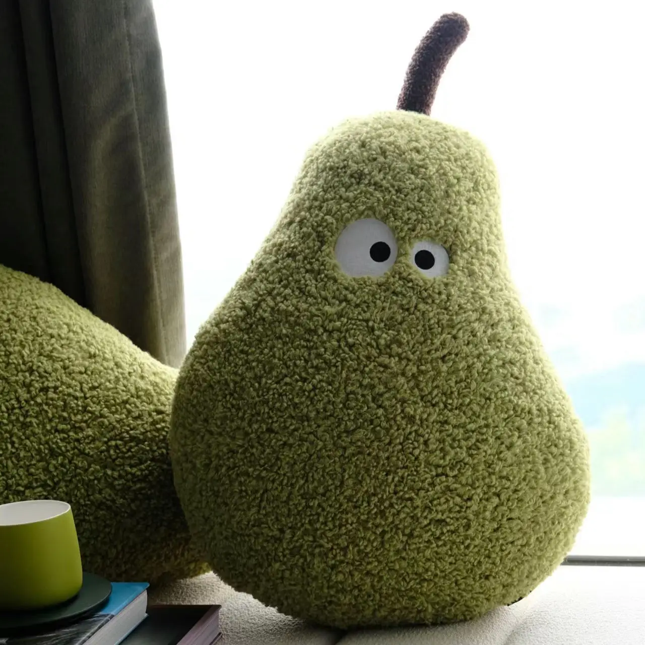 66x40cm Pear Plush Toys Funny Fruit Stuffed Dolls sprout Throw Pillow Cartoon&Cute Plush Toys Home Decor Toys Creative Gifts
66x40cm Pear Plush Toys Funny Fruit Stuffed Dolls sprout Throw Pillow Cartoon&Cute Plush Toys Home Decor Toys Creative Gifts