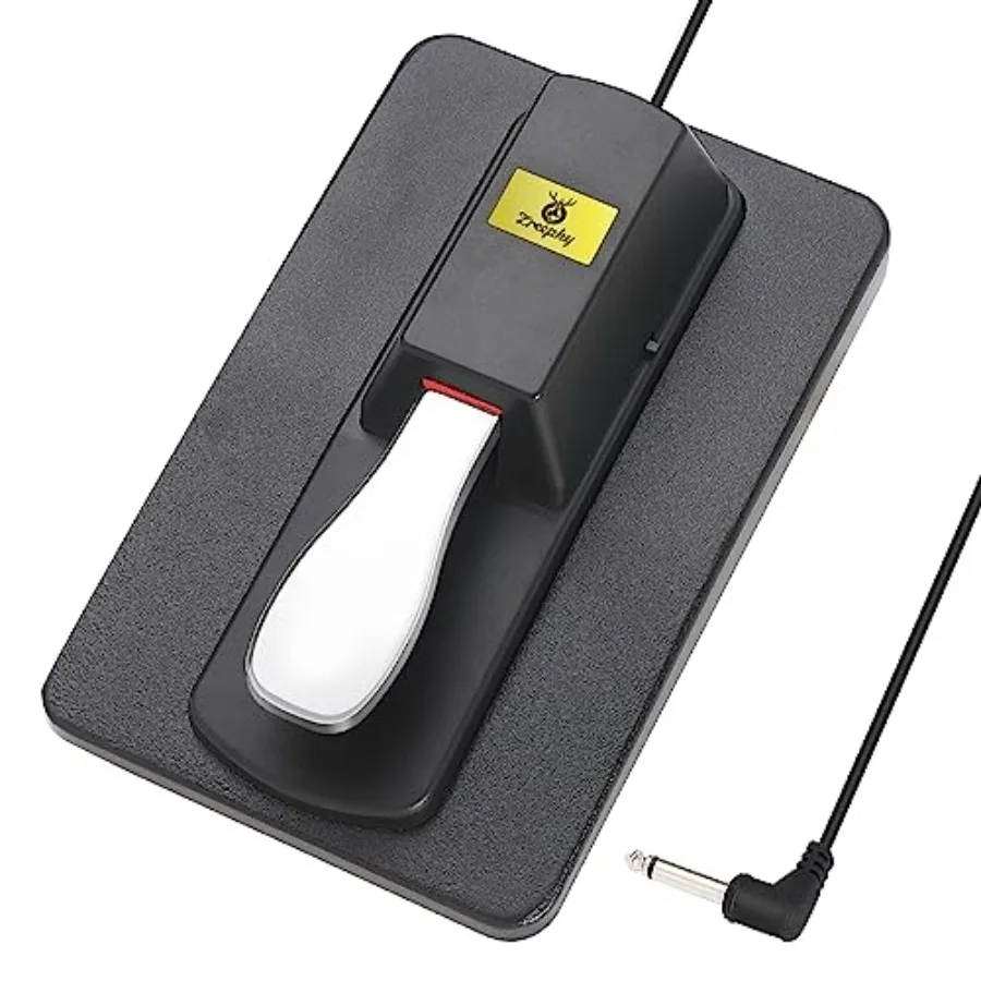 Sustain Pedal Universal Foot Controller Switch 6.35mm 1/4" Jack Damper Pedal For Keyboards Digital Pianos MIDI Synthesizers Ele
Sustain Pedal Universal Foot Controller Switch 6.35mm 1/4" Jack Damper Pedal For Keyboards Digital Pianos MIDI Synthesizers Ele
