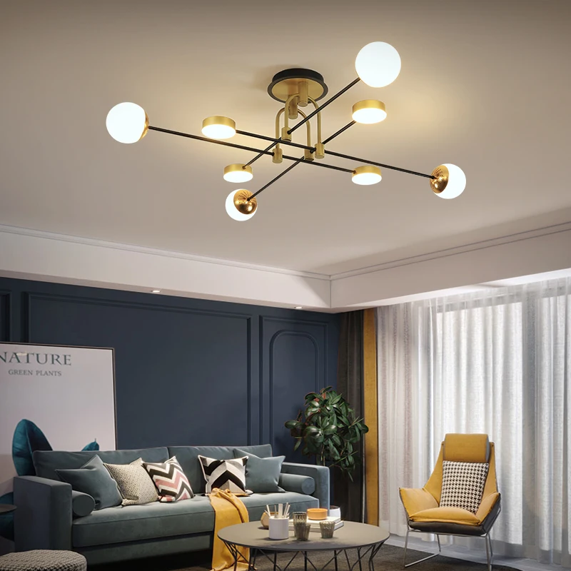 Nordic Simple LED Bedroom Ceiling Light for Living Room Study Home Decor Gold Ceiling Lamps Chandelier Indoor Lighting Fixtures
Nordic Simple LED Bedroom Ceiling Light for Living Room Study Home Decor Gold Ceiling Lamps Chandelier Indoor Lighting Fixtures
