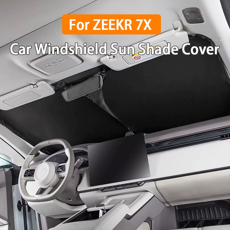 Car Windshield Sun Shade Cover For ZEEKR 7X Foldable Front Window Sun Visor Blocks UV Refletive Car Parasol Sunshade Accessories
Car Windshield Sun Shade Cover For ZEEKR 7X Foldable Front Window Sun Visor Blocks UV Refletive Car Parasol Sunshade Accessories