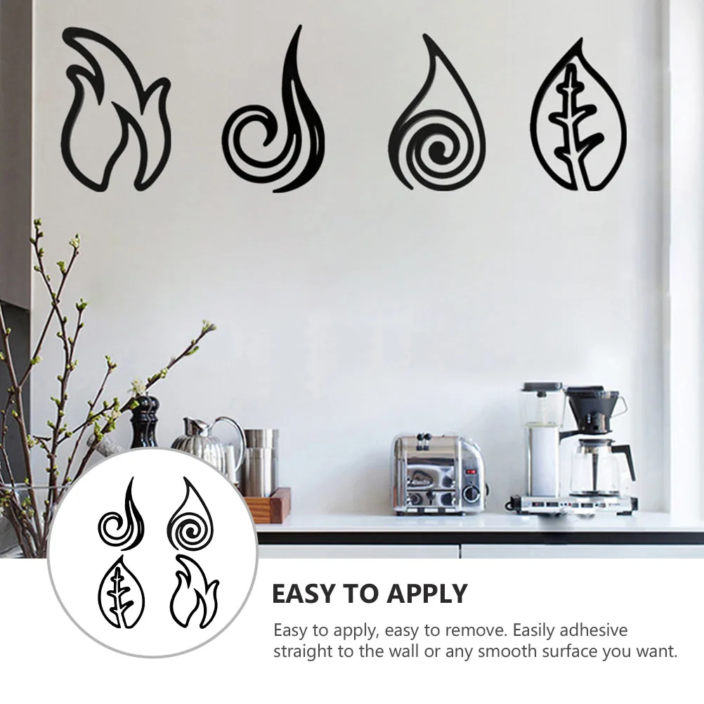 4 pcs Wall Sticker Decorative Pattern Home Bar Background Wall Decal Adhesive Decoration Glass Metal Surface
4 pcs Wall Sticker Decorative Pattern Home Bar Background Wall Decal Adhesive Decoration Glass Metal Surface
