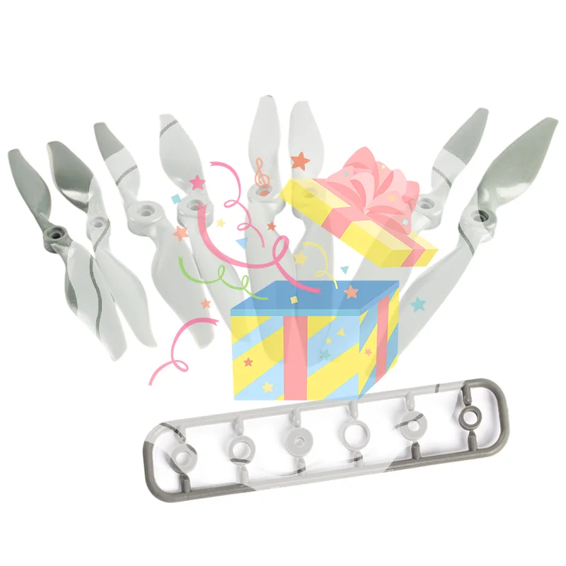 CW CCW RC Propellers7x5 8x6 9x6 10x7Inch Gray 2-Vane Direct Drive Nylon Propeller With Adapter Rings For RC Airplan Drone Glider
CW CCW RC Propellers7x5 8x6 9x6 10x7Inch Gray 2-Vane Direct Drive Nylon Propeller With Adapter Rings For RC Airplan Drone Glider