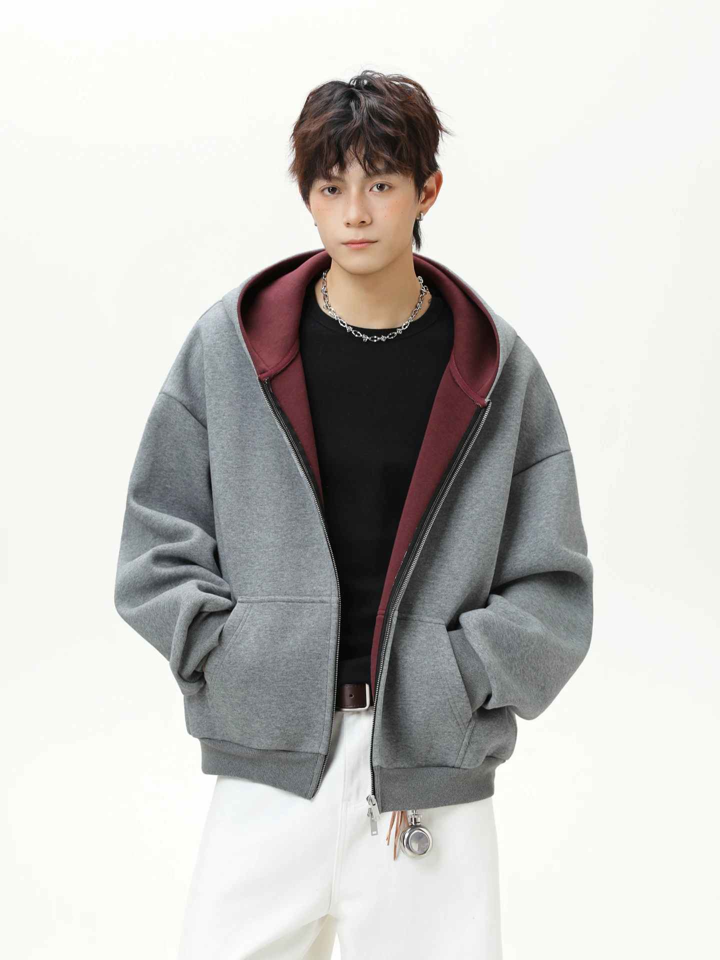 Trendy American Style Open Cardigan Hoodie Men's Women's Loose Fit Autumn Casual Zipper Jacket Youth Popular Long Sleeve Swea...
Trendy American Style Open Cardigan Hoodie Men's Women's Loose Fit Autumn Casual Zipper Jacket Youth Popular Long Sleeve Swea...