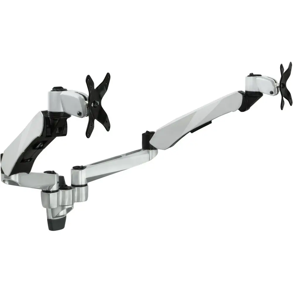 Кронштейн для двух мониторов, на газовых пружинах, VESA 75x75 и 100x100, грузоподъемность 9 кг, серебристый
Кронштейн для двух мониторов, на газовых пружинах, VESA 75x75 и 100x100, грузоподъемность 9 кг, серебристый