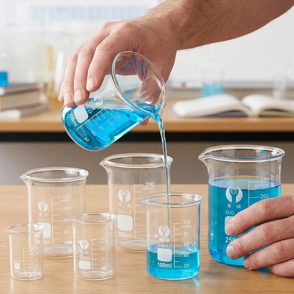1 Silicone Borosilicate Glass Beaker, Measuring Cup, Available in Various Sizes, Suitable for Laboratory Use, Liquid Measurement, Liquid Observation, Teaching, Diy, Household Use, Etc., with Clear Scale Markings Reusable, Easy to Clean, High Transparency,
1 Silicone Borosilicate Glass Beaker, Measuring Cup, Available in Various Sizes, Suitable for Laboratory Use, Liquid Measurement, Liquid Observation, Teaching, Diy, Household Use, Etc., with Clear Scale Markings Reusable, Easy to Clean, High Transparency,