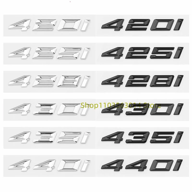 Old Number Letters Trunk 420i 425i 428i 430i 435i 440i Logo Badge Emblem Decals Sticker For 4 Series F32 F33 F36 G22 G23 G26
Old Number Letters Trunk 420i 425i 428i 430i 435i 440i Logo Badge Emblem Decals Sticker For 4 Series F32 F33 F36 G22 G23 G26