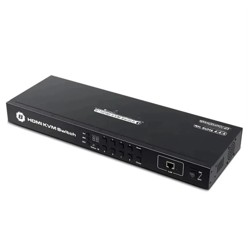 8 Port HDMI KVM Switch 4K60Hz Support RS232/LAN Control KVM Switcher
8 Port HDMI KVM Switch 4K60Hz Support RS232/LAN Control KVM Switcher