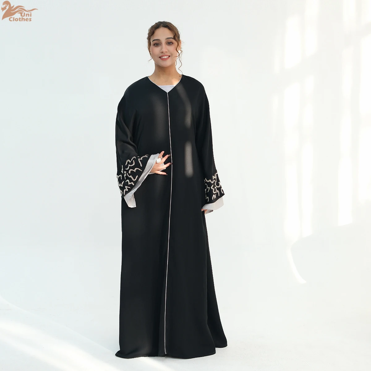 2026 Dress Women Ramadan Eid Nida Handmade Beaded Closed Abaya Dubai Luxury Abaya Women Muslim Dress Islamic Clothing
2026 Dress Women Ramadan Eid Nida Handmade Beaded Closed Abaya Dubai Luxury Abaya Women Muslim Dress Islamic Clothing