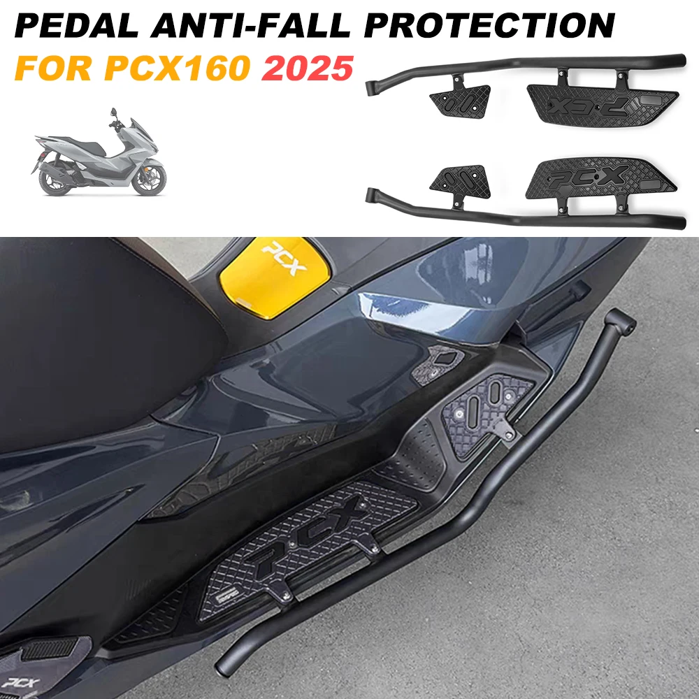 For Honda PCX160 2025 pcx 160 2025 Motorcycle Accessories Crash Guard Bumper Bracket Side Crash Bar With Footrest
For Honda PCX160 2025 pcx 160 2025 Motorcycle Accessories Crash Guard Bumper Bracket Side Crash Bar With Footrest