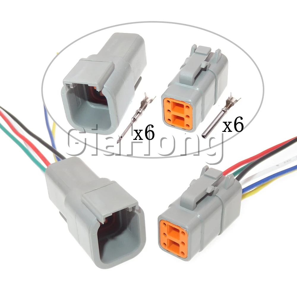 1 Set 6 Ways Starter Waterproof Adapter DTM06-6S DTM04-6P ATM04-6P ATM06-6S Auto Large Power Socket Excvavtor Wire Cable Plug
1 Set 6 Ways Starter Waterproof Adapter DTM06-6S DTM04-6P ATM04-6P ATM06-6S Auto Large Power Socket Excvavtor Wire Cable Plug