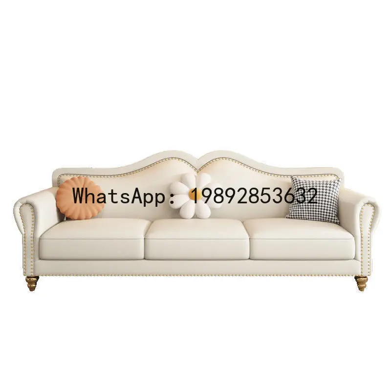 X-28 new size apartment straight row cream wind leather sofa living room
X-28 new size apartment straight row cream wind leather sofa living room
