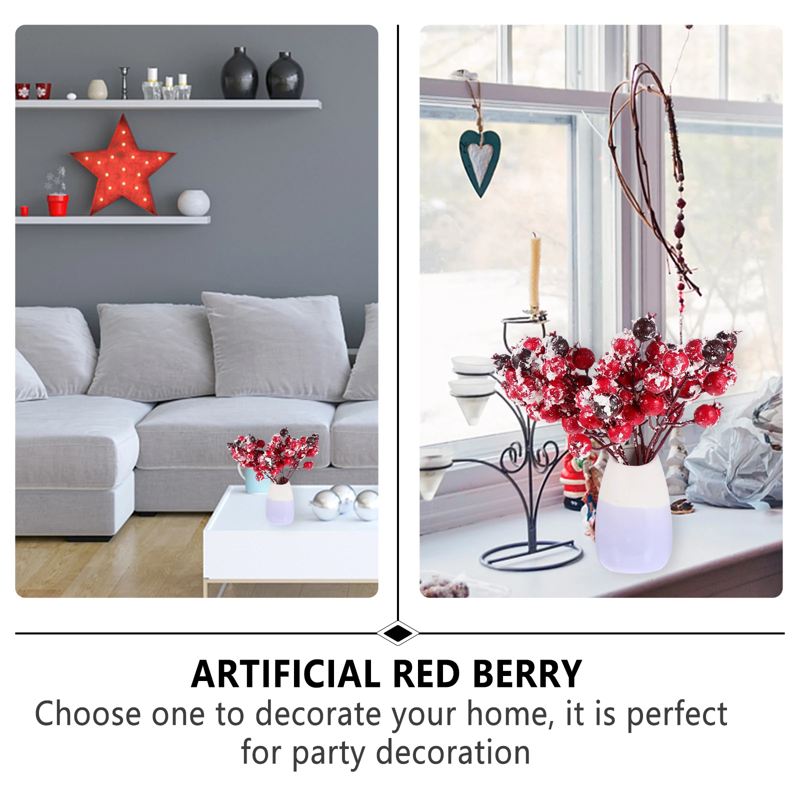 10pcs Xmas Decor Realistic Plant Ornament Artificial Berries Banquet Arrangements Berry Branch Party Decoration Home Decorative
10pcs Xmas Decor Realistic Plant Ornament Artificial Berries Banquet Arrangements Berry Branch Party Decoration Home Decorative