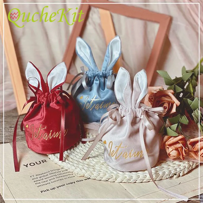 Gift Bag Velvet Rabbit with Drawstring Wedding Favors Candy Gift Boxes Baby Shower Birthday Party Gift Bag For Packing Christmas
Gift Bag Velvet Rabbit with Drawstring Wedding Favors Candy Gift Boxes Baby Shower Birthday Party Gift Bag For Packing Christmas