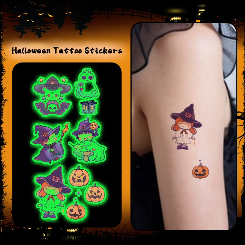 1Pc Halloween Cartoon Temporary Tattoo, Long-lasting and Waterproof, Tattoo Sticker for Parties and Halloween, Suitable For Face
1Pc Halloween Cartoon Temporary Tattoo, Long-lasting and Waterproof, Tattoo Sticker for Parties and Halloween, Suitable For Face
