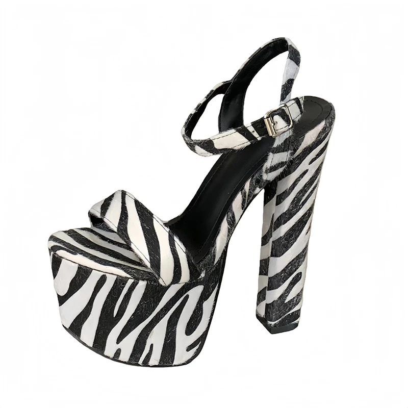 16cm High Heels Sandals Black And White Platform Shoes Summer Party Dress Shoes Sexy Striptease Shoes Woman Heeled Sandals
16cm High Heels Sandals Black And White Platform Shoes Summer Party Dress Shoes Sexy Striptease Shoes Woman Heeled Sandals