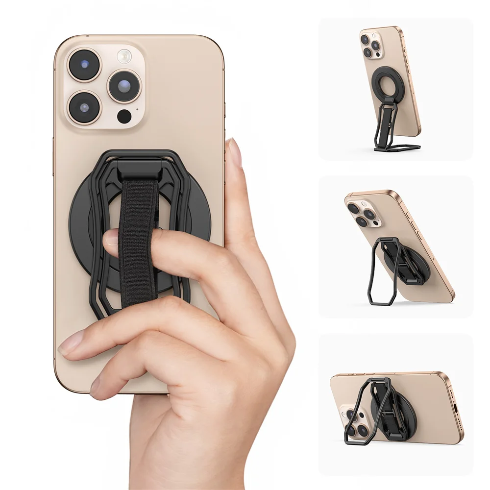 2026 Magnetic Phone Holder Grip Stand with Elastic Strap Phone Ring Holder MagSafe Kickstand for 17 16 15 14 13 12 Android
2026 Magnetic Phone Holder Grip Stand with Elastic Strap Phone Ring Holder MagSafe Kickstand for 17 16 15 14 13 12 Android