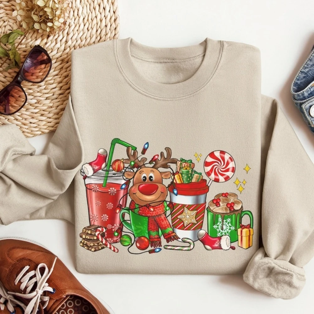 Reindeer Coffee Christmas Sweatshirt Coffee Lover Sweater Retro Christmas Hoodie Holiday Sweatshirt Drop Shoulder Tracksuit
Reindeer Coffee Christmas Sweatshirt Coffee Lover Sweater Retro Christmas Hoodie Holiday Sweatshirt Drop Shoulder Tracksuit