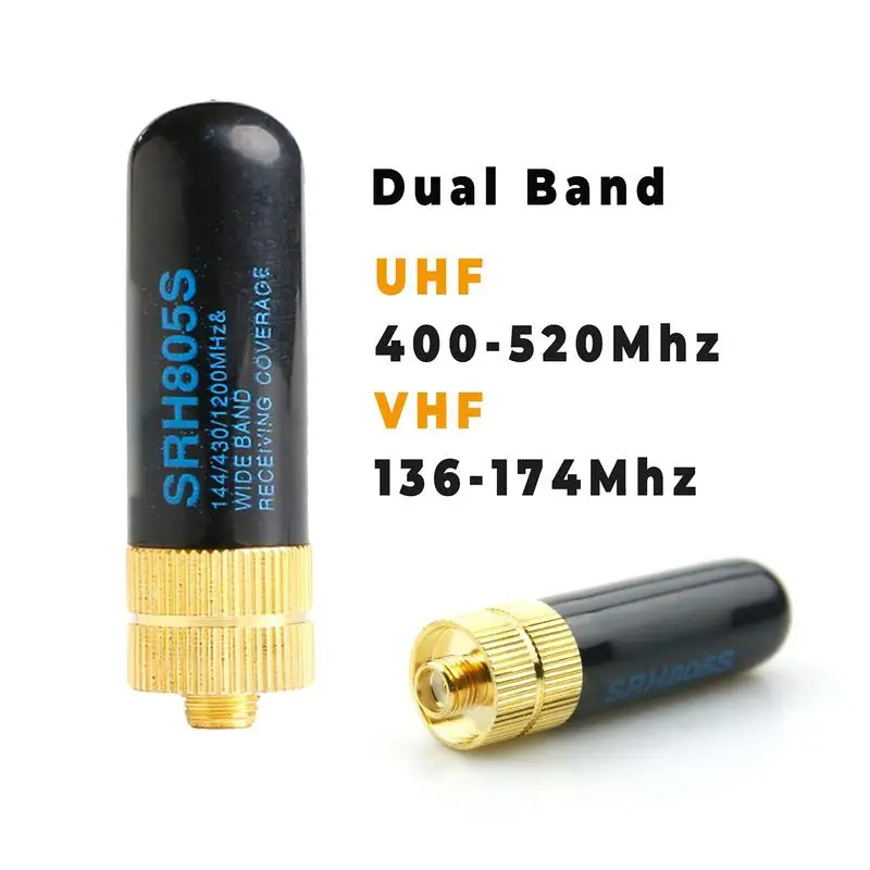 Mini Walkie Talkie SMA-Female Antenna Dual Band UHF VHF SRH805S for Baofeng UV-17 Pro UV16 Plus DM1701 Antenna Radio Accessories
Mini Walkie Talkie SMA-Female Antenna Dual Band UHF VHF SRH805S for Baofeng UV-17 Pro UV16 Plus DM1701 Antenna Radio Accessories