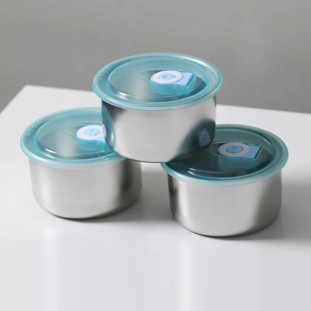 1/2/3PCS Stainless Steel Refrigerator Storage Box With Sealed Lid Round Fresh Keeping Container Multifunctional Kitchen Tools
1/2/3PCS Stainless Steel Refrigerator Storage Box With Sealed Lid Round Fresh Keeping Container Multifunctional Kitchen Tools