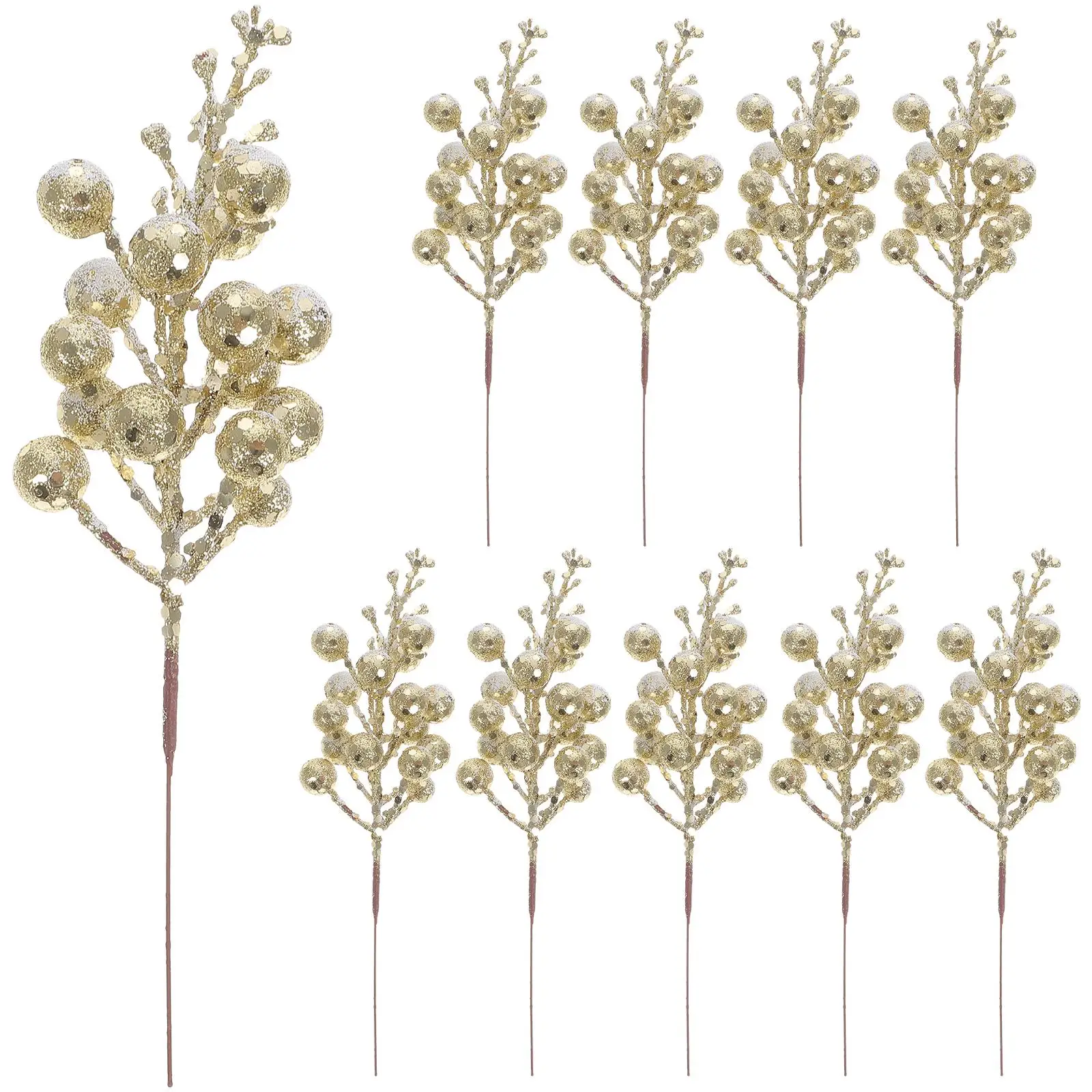 10 Pcs Artificial Berry Cuttings Christmas Tree Decorations Holiday PicksGlitter Stems Vivid Foam Christmas for decoration
10 Pcs Artificial Berry Cuttings Christmas Tree Decorations Holiday PicksGlitter Stems Vivid Foam Christmas for decoration