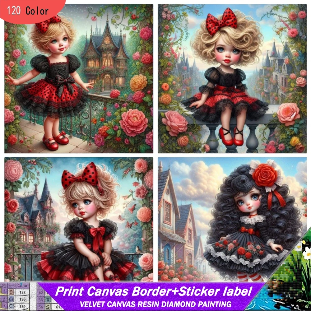 Girl With Rose 5D DIY 120 Ccolor Resin Diamond Painting With Sticker Sale Full Square Round Mosaic Embroidery Picture Cartoon
Girl With Rose 5D DIY 120 Ccolor Resin Diamond Painting With Sticker Sale Full Square Round Mosaic Embroidery Picture Cartoon