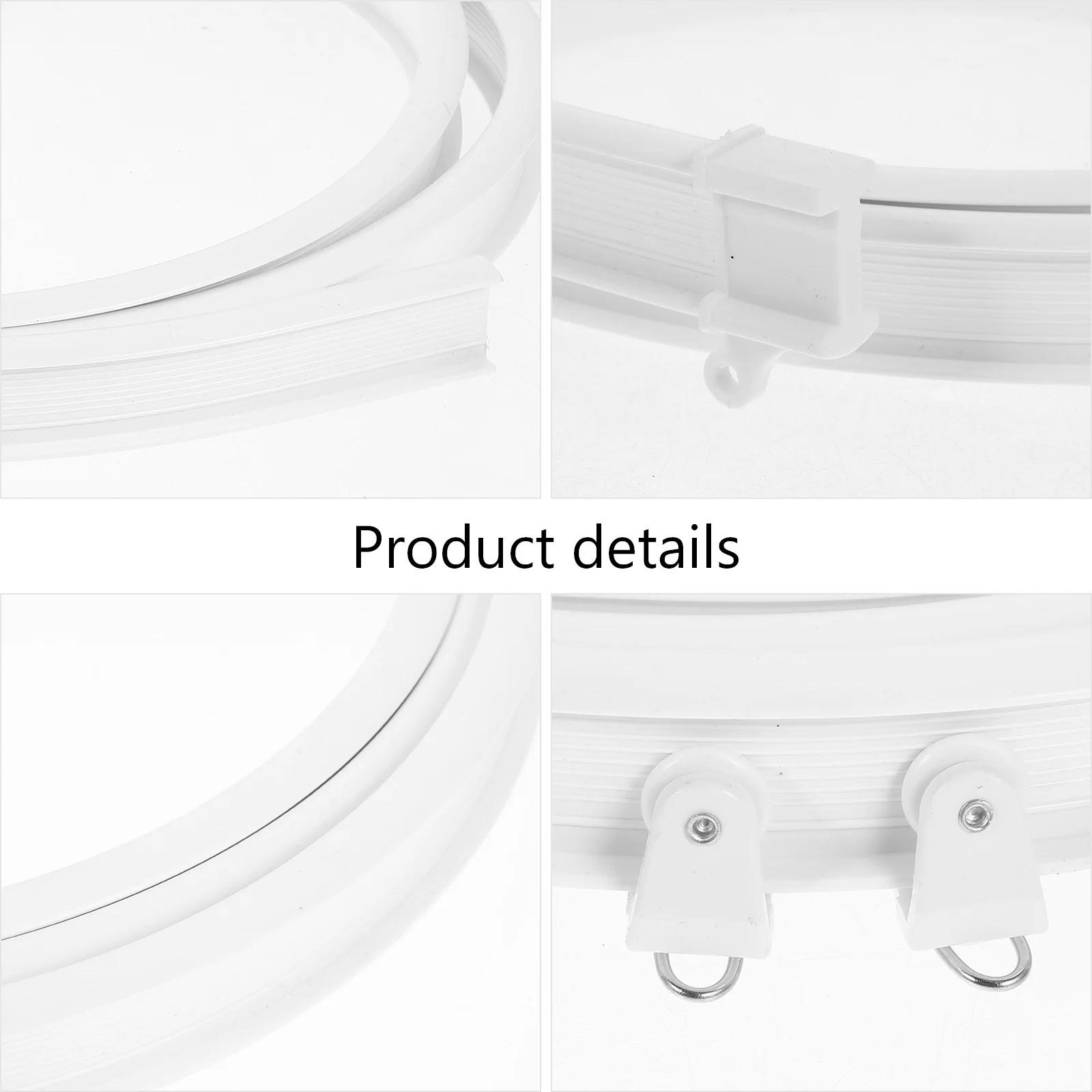 1 Set Curtain Track Ceiling Mount Kit Stainless Steel Pvc Bendable Smooth Slider For Room Divider Heavy Duty Quiet Operation
1 Set Curtain Track Ceiling Mount Kit Stainless Steel Pvc Bendable Smooth Slider For Room Divider Heavy Duty Quiet Operation