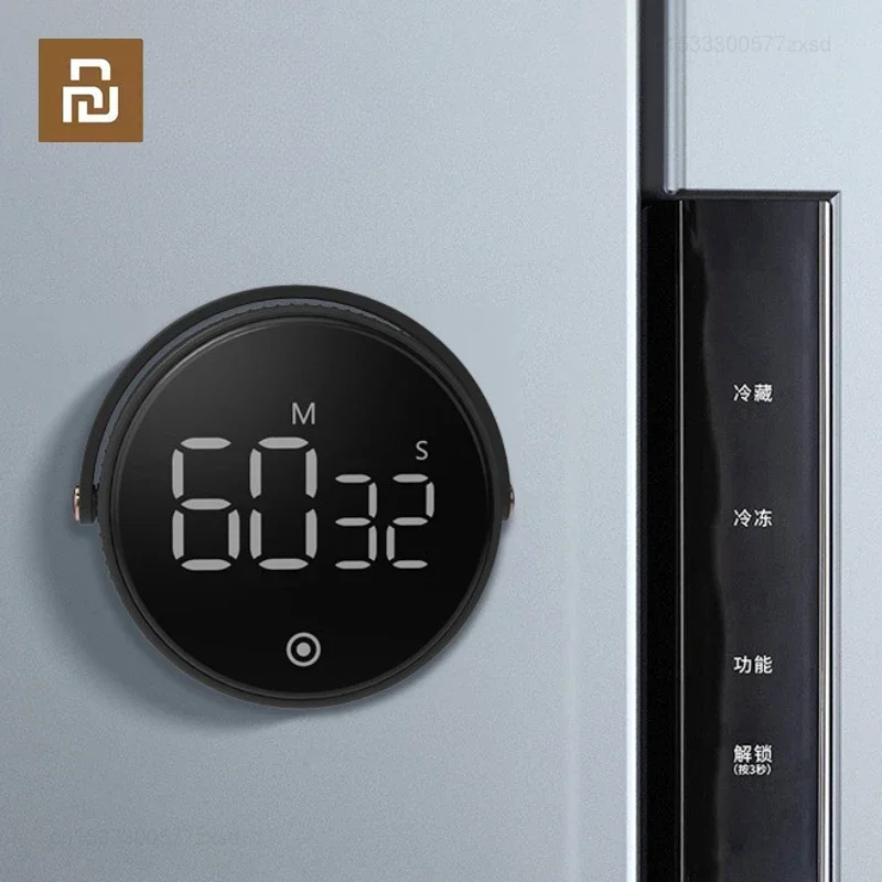 Youpin LED Rotary Countdown Timer Kitchen Cooking Timer Reminder Magnetic Suction Timer Student Specific Silent Reminder Tools
Youpin LED Rotary Countdown Timer Kitchen Cooking Timer Reminder Magnetic Suction Timer Student Specific Silent Reminder Tools