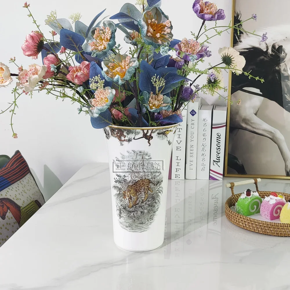 European Study Bedroom Dining Room Home Light Luxury Ceramic Vase Living Room Desktop Dry Camellia A Variety Of Home Decorations
European Study Bedroom Dining Room Home Light Luxury Ceramic Vase Living Room Desktop Dry Camellia A Variety Of Home Decorations
