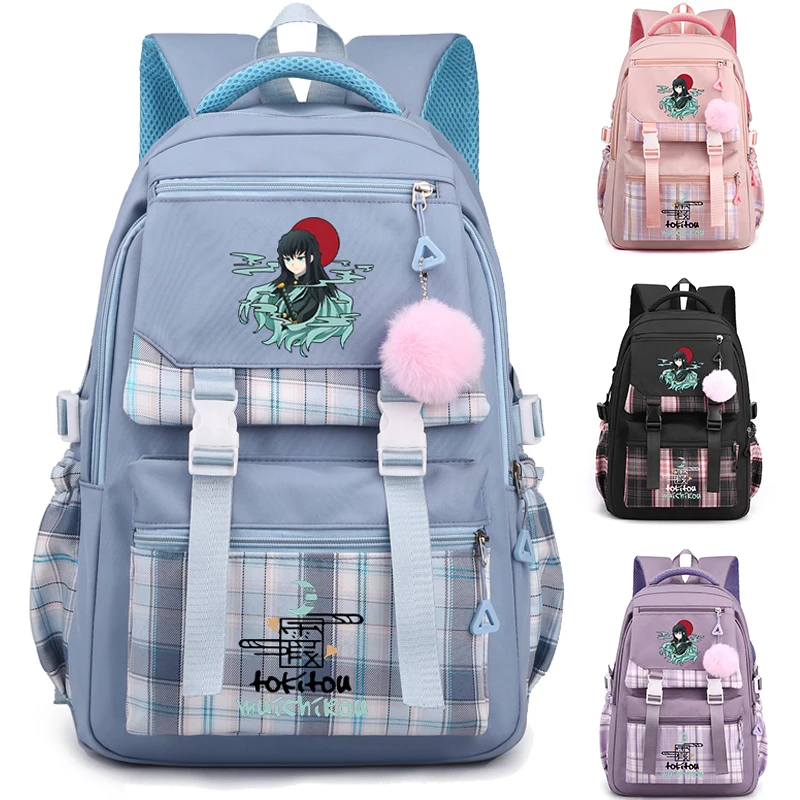 Primary School Bags for Teenage Girls Boys Demon Slayer Anime Tokitou Muichirou Children's Bagpack Waterproof Mochilas Gifts
Primary School Bags for Teenage Girls Boys Demon Slayer Anime Tokitou Muichirou Children's Bagpack Waterproof Mochilas Gifts
