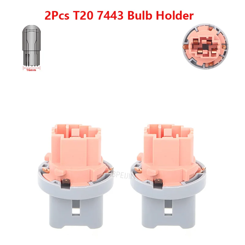 2x T20 7443 патрон лампы для Toyota Highlander 2001-2007, аксессуары для заднего фонаря
2x T20 7443 патрон лампы для Toyota Highlander 2001-2007, аксессуары для заднего фонаря