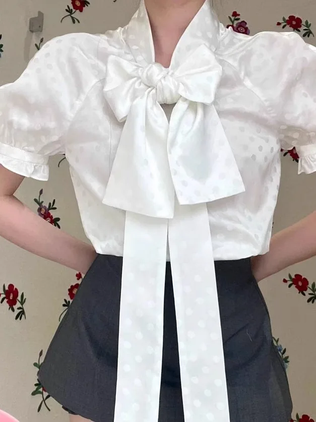Sweet Girl Checkered Silk Top with Bowknot And Lace Waist Skirt Regular Length Short Sleeve Polyester Fiber Straight Tube
Sweet Girl Checkered Silk Top with Bowknot And Lace Waist Skirt Regular Length Short Sleeve Polyester Fiber Straight Tube