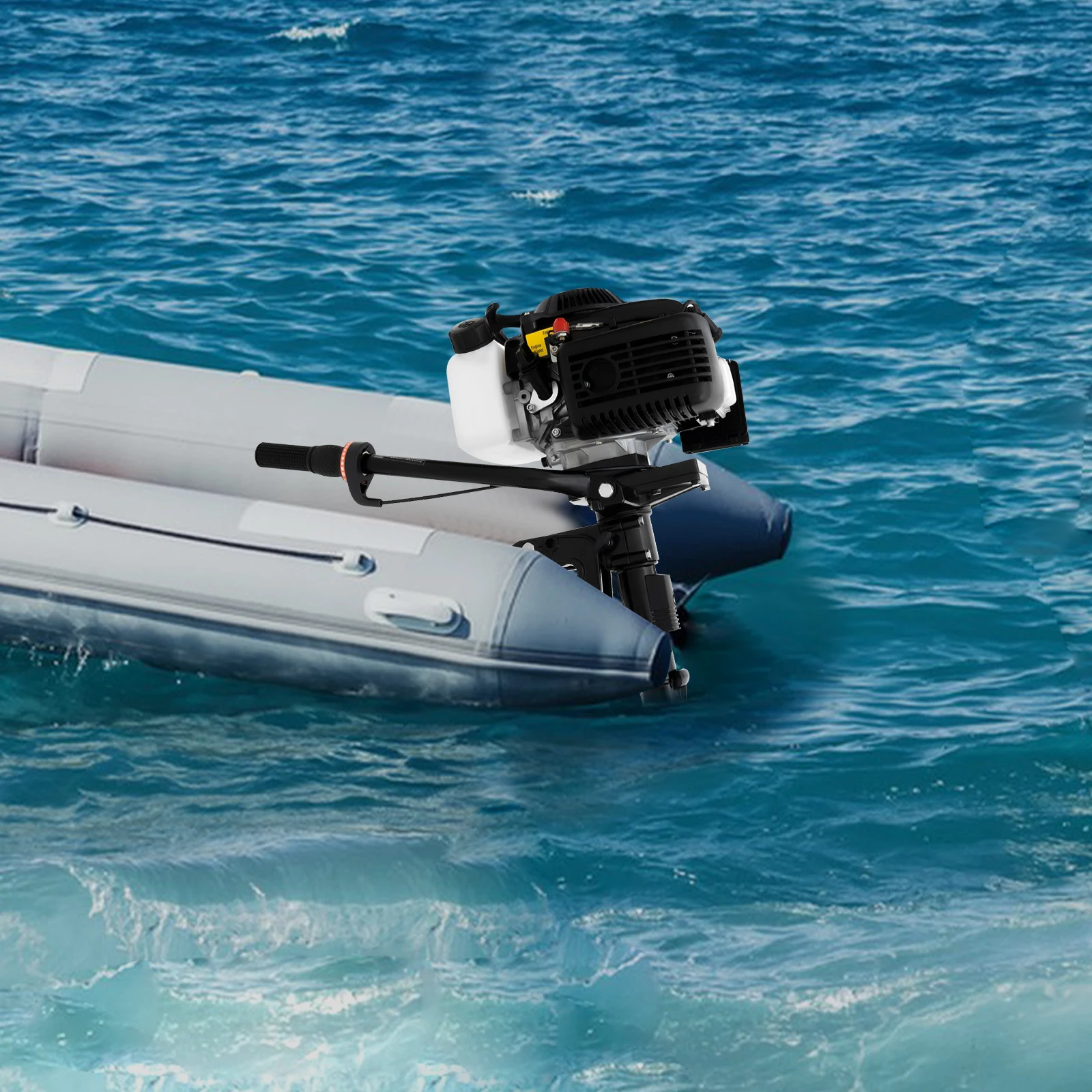 52CC Heavy Duty Inflatable Fishing Boat Engine, 4 Stroke 4HP Outboard Motor Boat Engine with Air Cooling CDI System, 4000-5000rpm
52CC Heavy Duty Inflatable Fishing Boat Engine, 4 Stroke 4HP Outboard Motor Boat Engine with Air Cooling CDI System, 4000-5000rpm