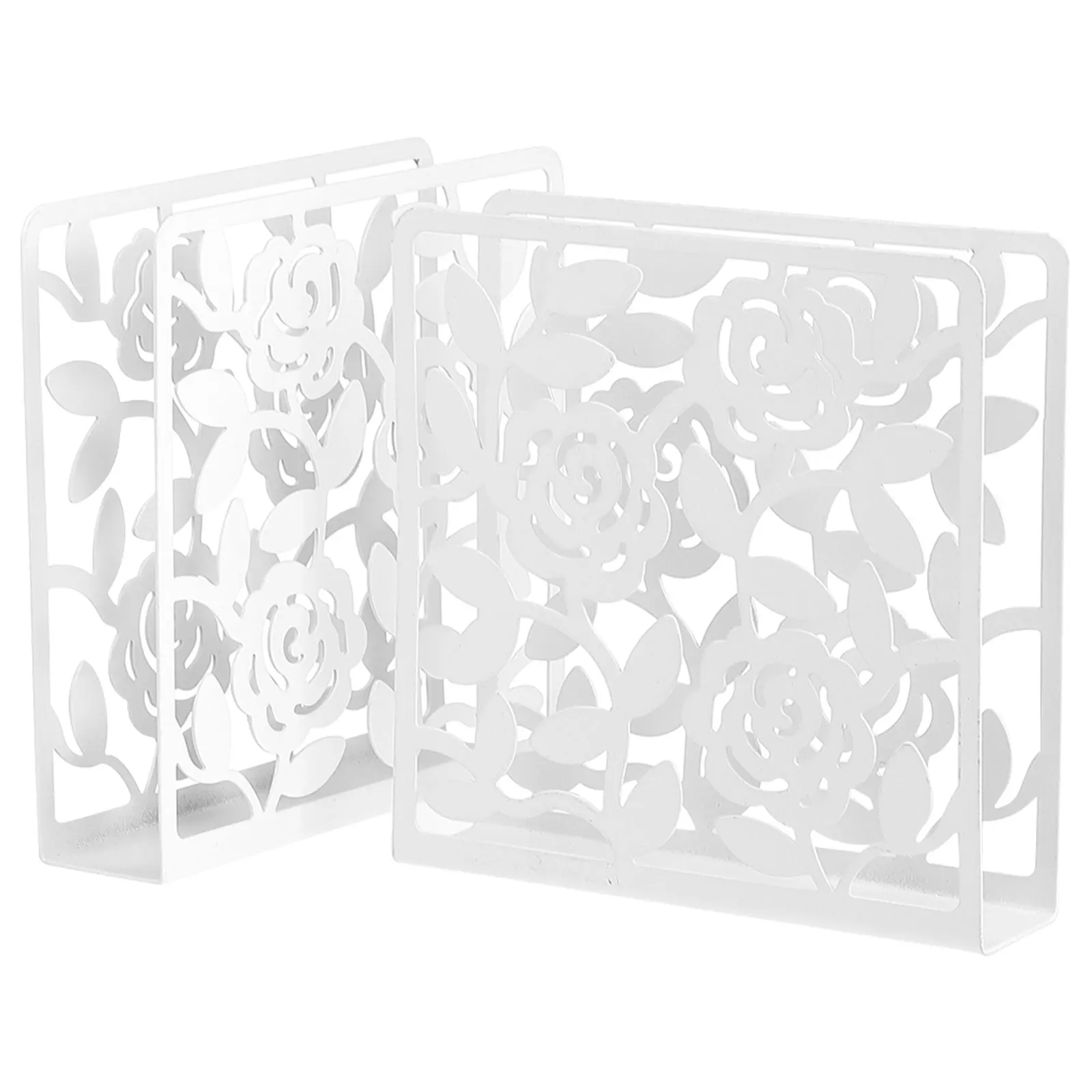 2pcs Metal Bookends Iron Hollow Out Desktop Organizer White for Office Classroom Library Holds Books Files Style
2pcs Metal Bookends Iron Hollow Out Desktop Organizer White for Office Classroom Library Holds Books Files Style